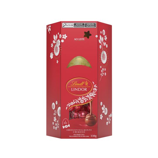 Ovo Lindt LINDOR Corações ao Leite 330g